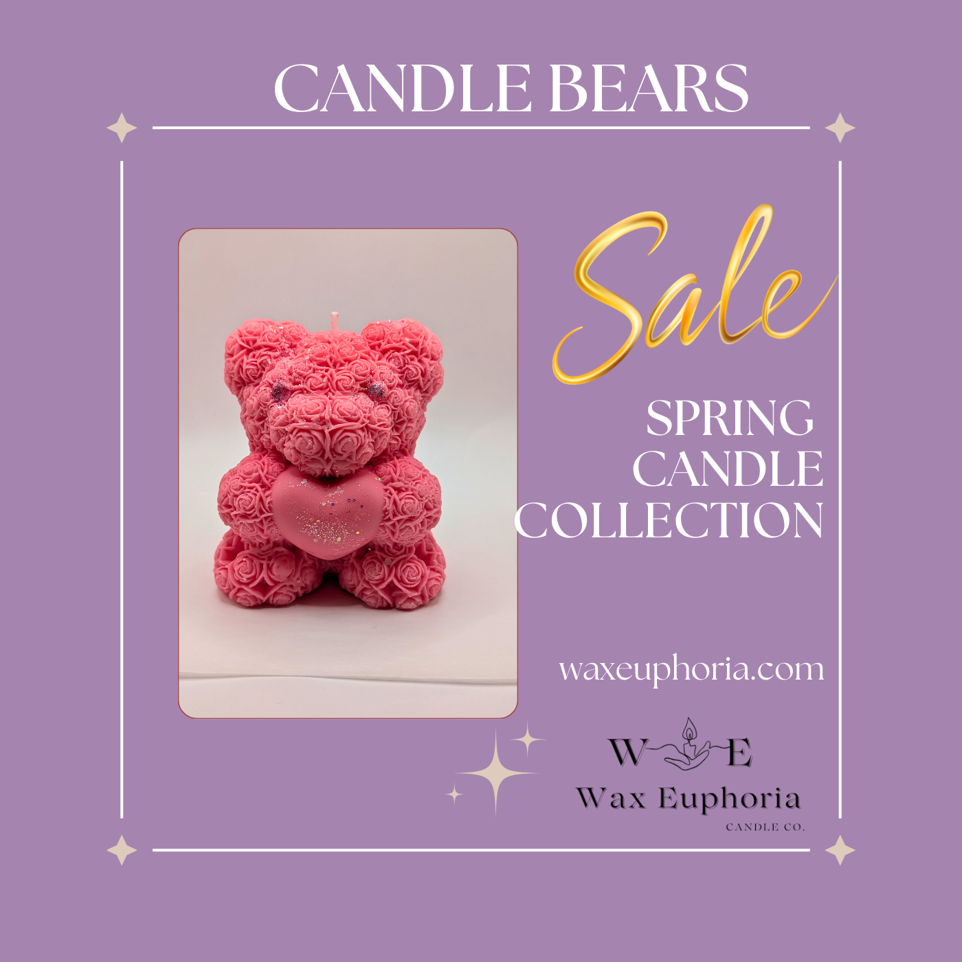 Adorable Candle Bear