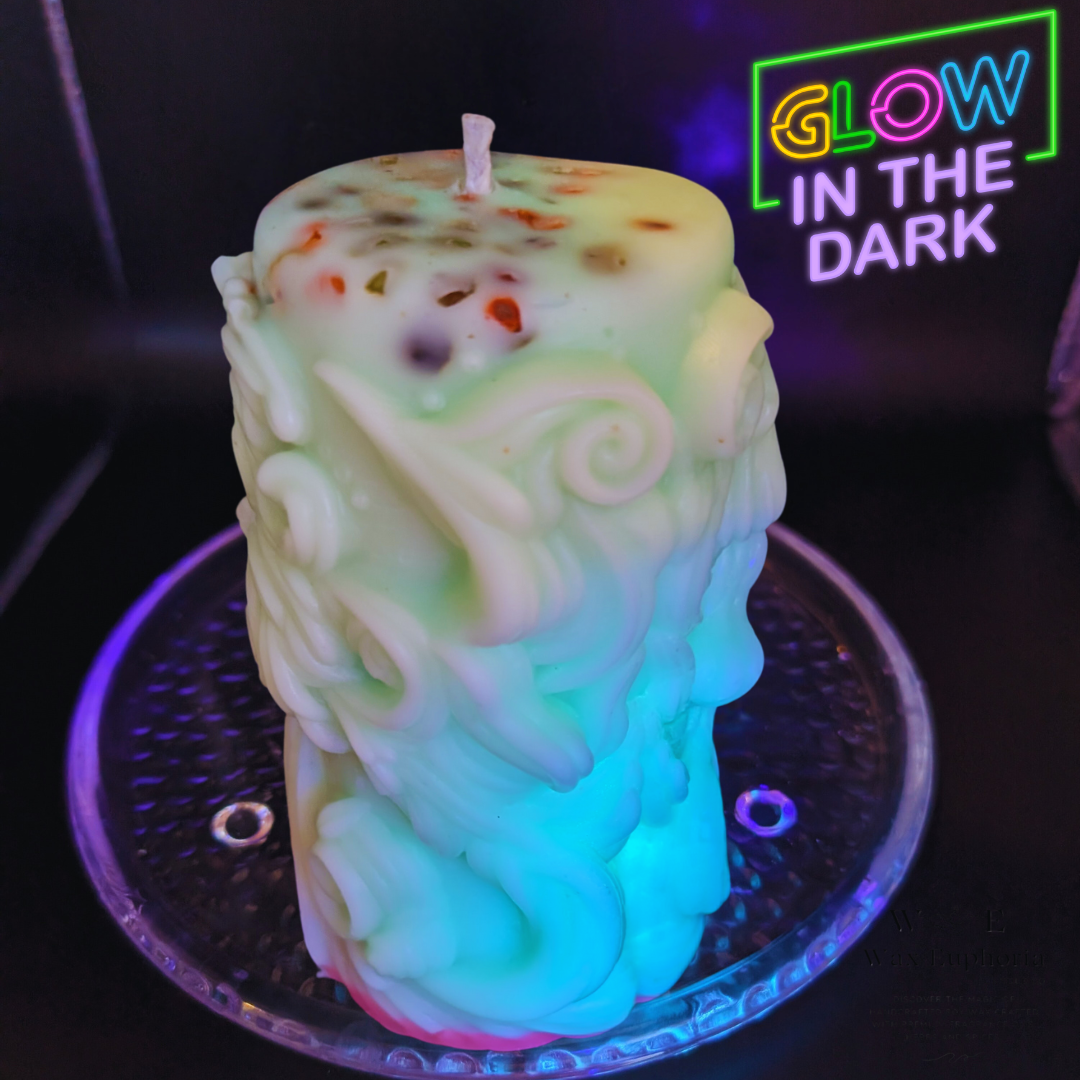 Glow in the Dark Pillar Candles